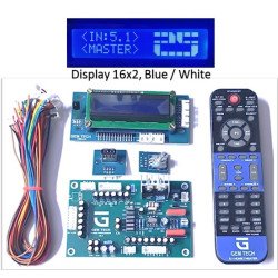 Remote Kit-Inbuilt of USB/FM/Bluetooth module with 16x2 display for 5.1 Home theatre system digitally Controlled by remote