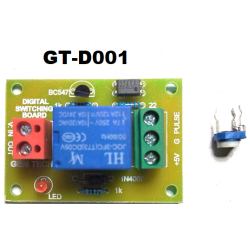 Digital Switching Board of 5VDC SPDT Relay Module with Optocoupler