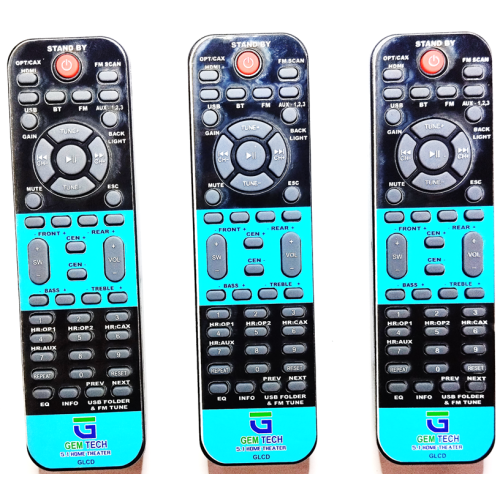 Pack of 3 Remote - for USB Remote Kit-GLCD Display